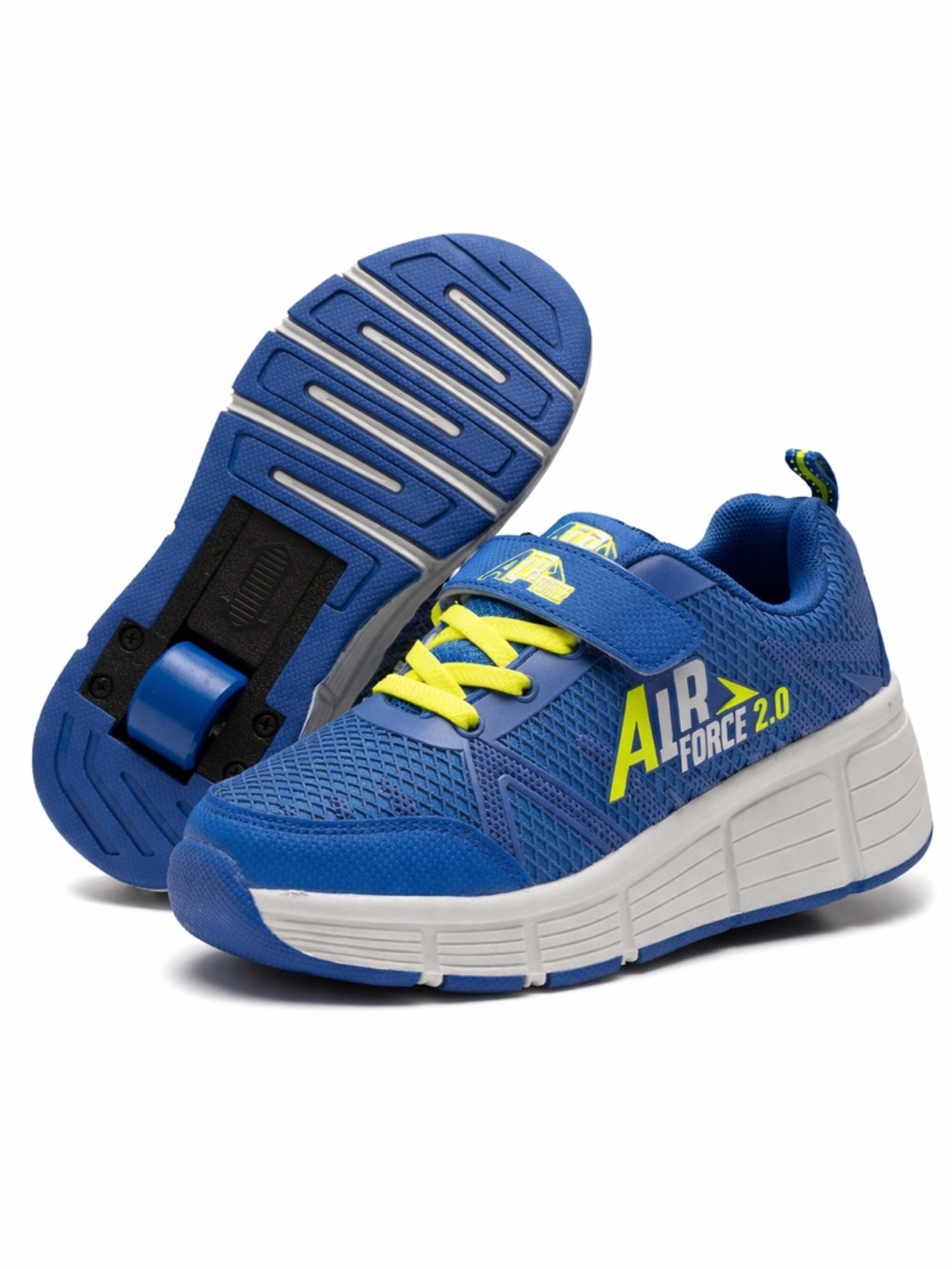 Air Force Kids Blue Roller Shoes